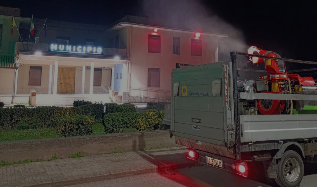 Disinfestazione e deblattizzazione notturna di strade e piazze: come proteggiamo i comuni dagli infestanti